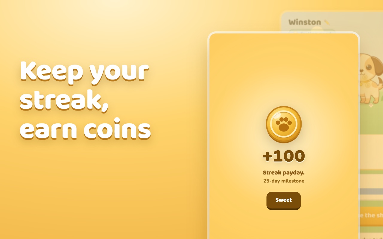 Keep your streak, earn coins